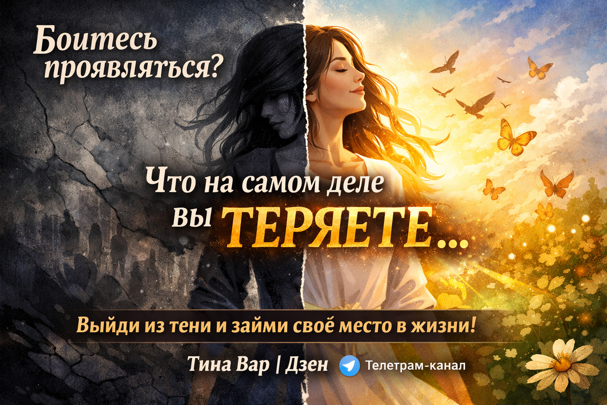 Как страх проявления ограничивает вашу жизнь