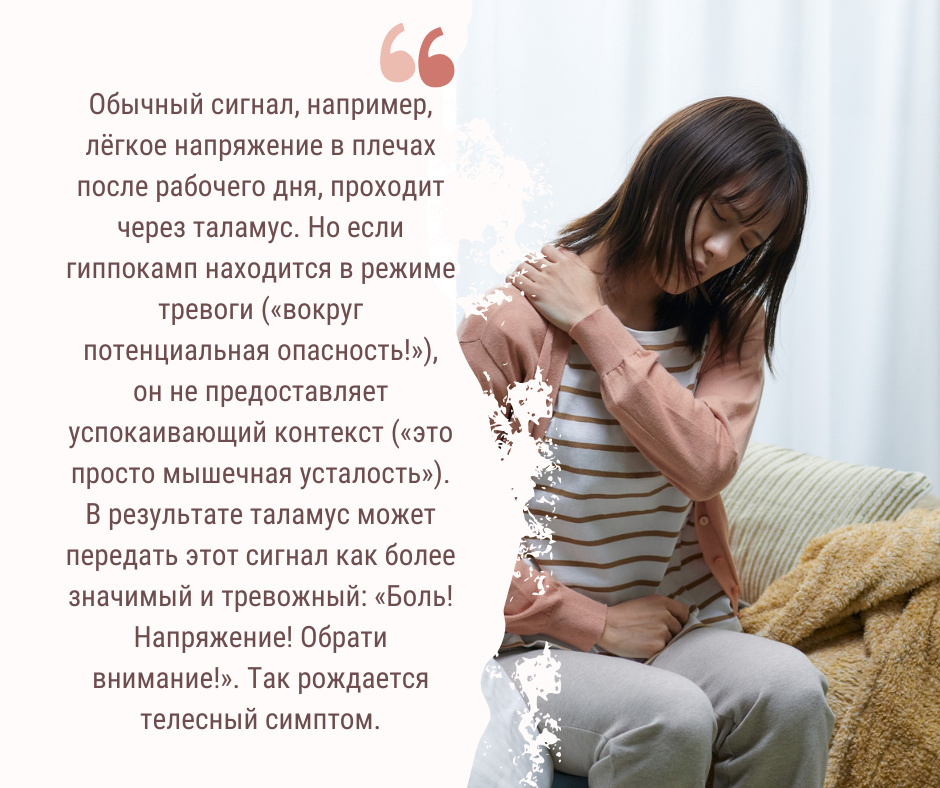 Тревога и тело: как нейробиология объясняет наши симптомы