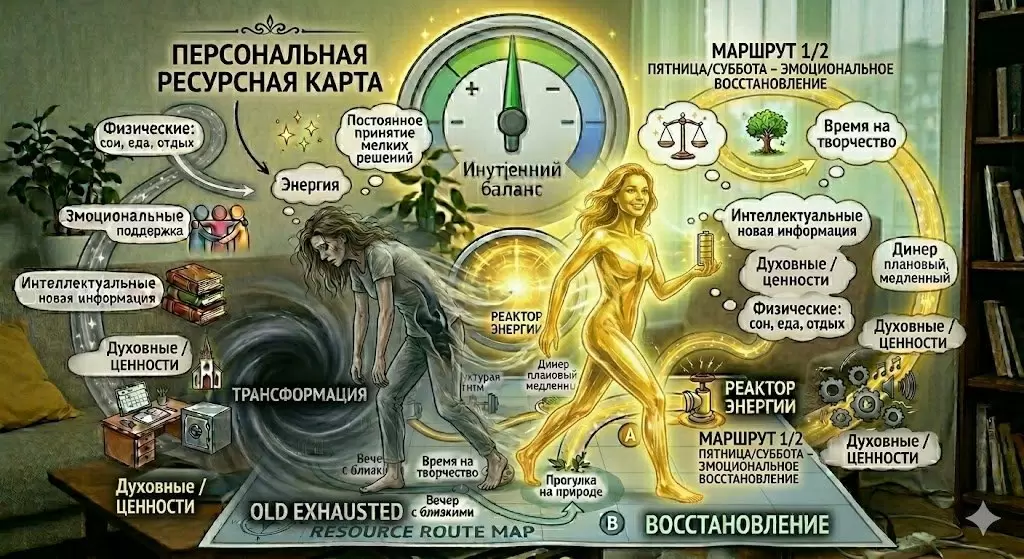 Как восстановить силы: ваш личный план по поиску источников энергии