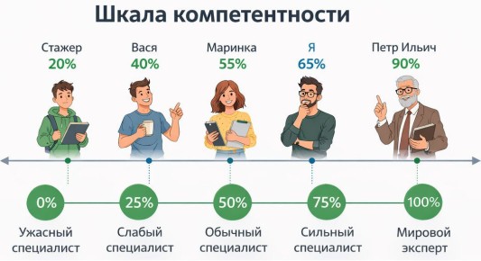 Как шкала помогает изменить свое восприятие себя
