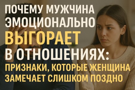 Эмоциональное выгорание мужчин: тревожные признаки, о которых важно знать