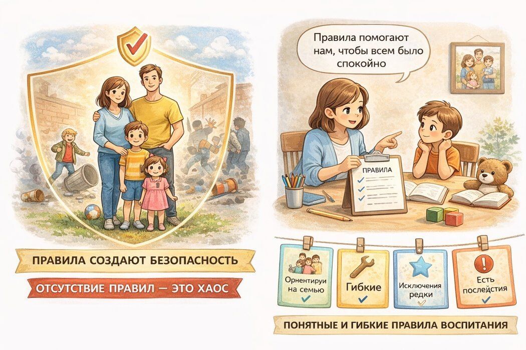 Границы в воспитании: ключ к безопасности и свободе для детей